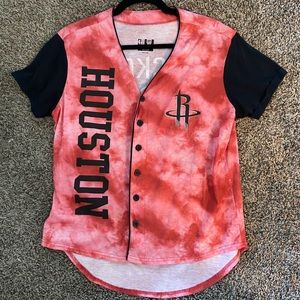 NBA Houston Rockets Button Down Jersey